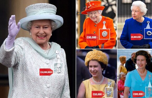 The staggering value of Queen Elizabeth's brooches might surprise you