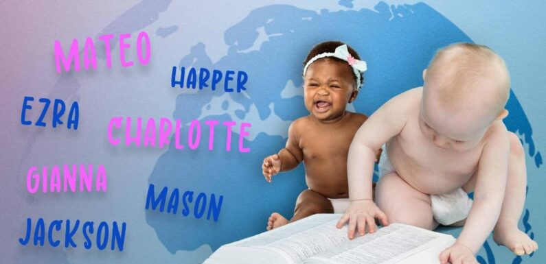 The world's most popular baby names in 2023