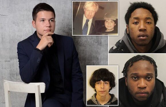 Thugs who stabbed Tory party activist's son to death jailed