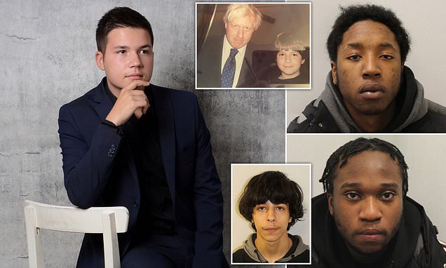 Thugs who stabbed Tory party activist's son to death jailed