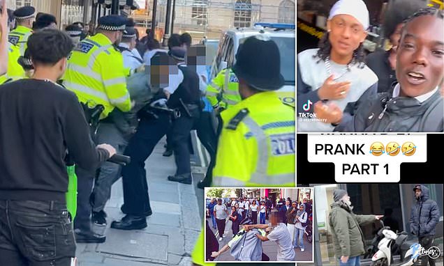 TikTok yobs using chaos for clicks: Police hunt Oxford Circus youths