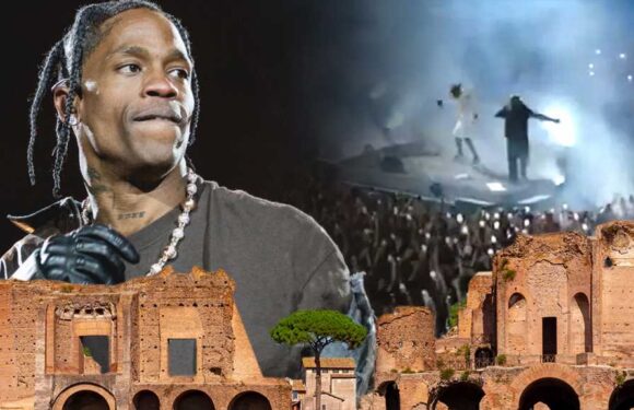 Travis Scott Rome Performance with Kanye Results in 60 Fans Seeking Medical Attention