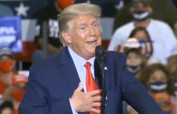 Trump Raves About UFC's Colby Covington, Cejudo and Gaethje at Nevada Rally