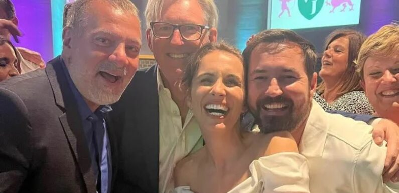 Vicky McClure downs beers with Line of Duty co-stars at her wedding