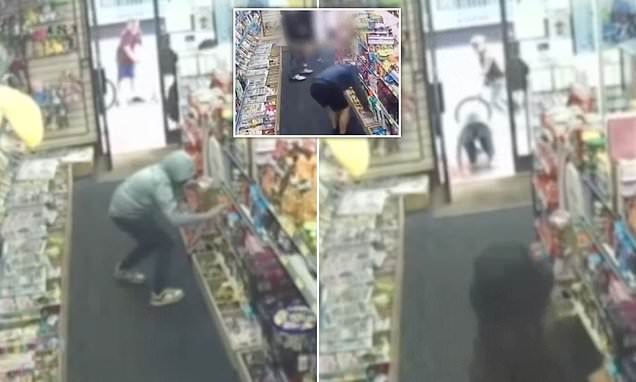 Video catches brazen youngsters stealing sweets and vapes from shop