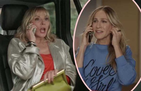 Watch Kim Cattrall's Entire And Just Like That Scene With IRL Enemy Sarah Jessica Parker!