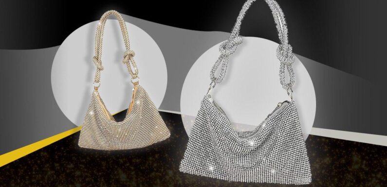 We found a budget-friendly version of the gorgeous Cult Gaia crystal bag