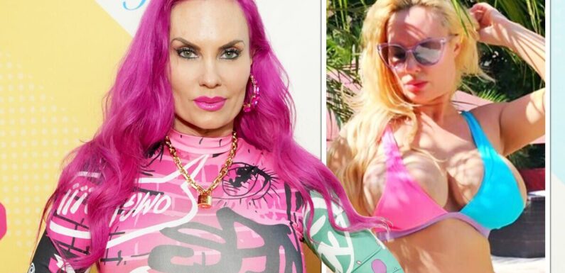 Wife of Ice-T Coco Austin blasted for spread-eagle bikini snap