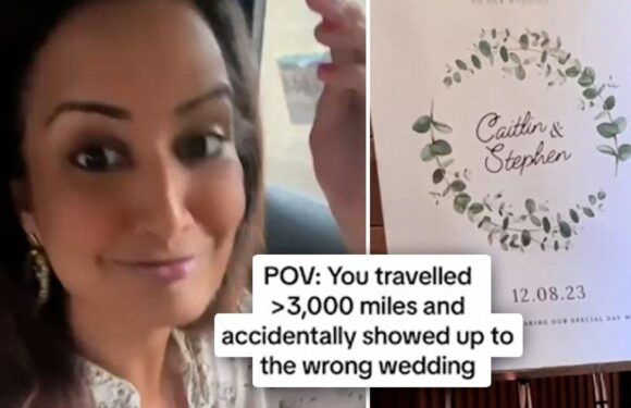 Woman flies 3,000 miles to friend's wedding before turning up at wrong ceremony
