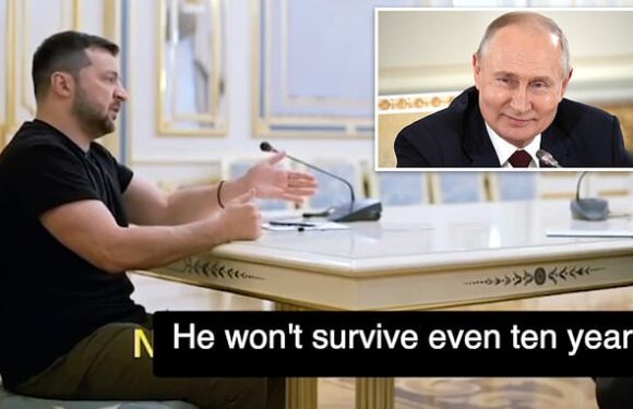 Zelensky claims Putin 'will not survive ten years'