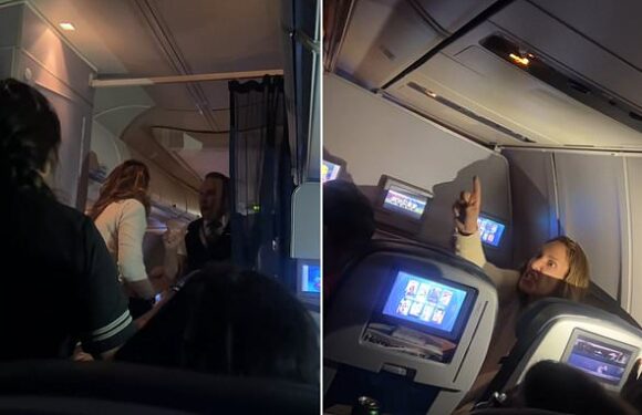 'Karen' fights with flight crew over wine forcing plane to divert