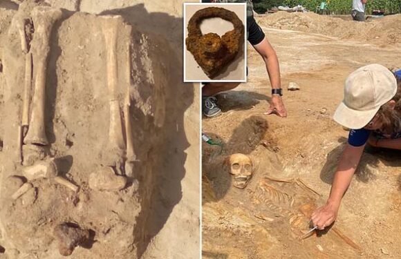 'Vampire child' corpse found in Polish cemetery with padlocked ankles