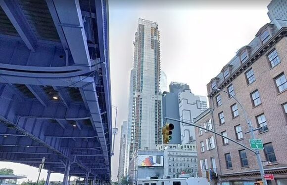 Abandoned TILTING £240m skyscraper dubbed the 'leaning tower' still looms half-finished over iconic skyline 10 YEARS on | The Sun