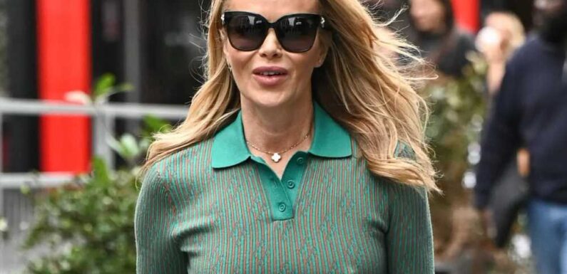 Amanda Holden leaves nothing to the imagination as she goes braless in skintight top | The Sun