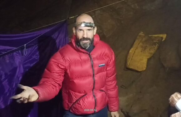 American Mark Dickey rescued from a cave in Turkey after falling ill