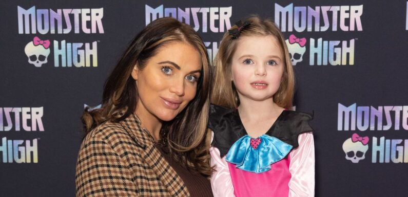 Amy Childs dubs Polly ‘Towie next generation’ as daughter, six, promotes show