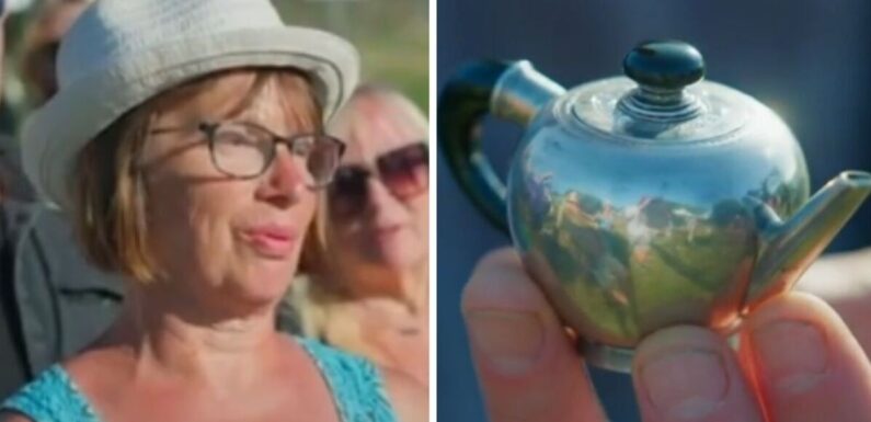 Antiques Roadshow guest gasps over valuation of uncommon miniature teapot