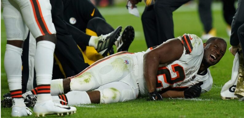 Browns’ Nick Chubb to undergo season-ending knee surgery