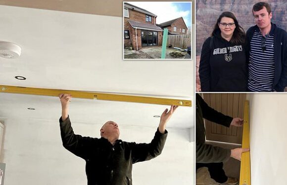 Builders leave couple with banana-shaped ceiling and £100,000 down