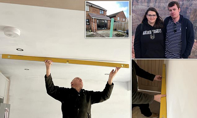 Builders leave couple with banana-shaped ceiling and £100,000 down