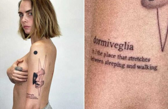 Cara Delevingne shows off huge new tattoo but fans are convinced they've spotted a blunder | The Sun
