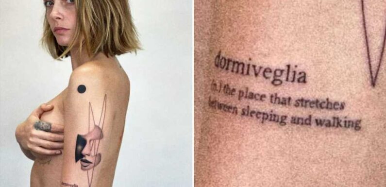 Cara Delevingne shows off huge new tattoo but fans are convinced they've spotted a blunder | The Sun