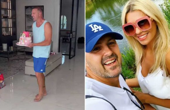 Christine and Paddy McGuinness reunite for daughter Felicity's dinosaur themed 7th birthday party | The Sun