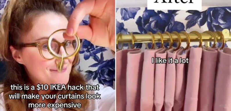 DIY fan shares easy £10 IKEA hack to transform your curtains and to make them look more expensive | The Sun