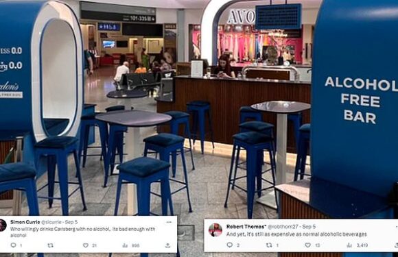 Dublin airport trolled for its alcohol free bar