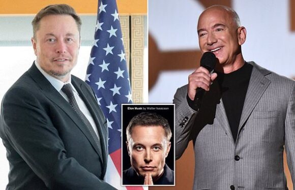 Elon and Musk reignite feud in SpaceX founder's biography