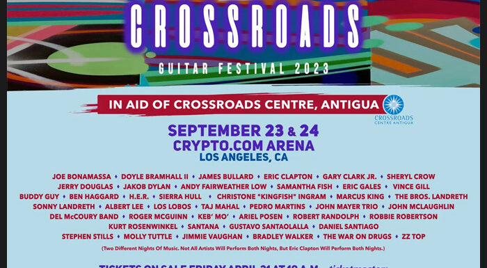 Eric Clapton's 2023 Crossroads Guitar Festival To Feature Guitar Center Village