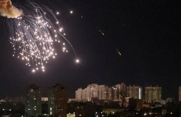 Explosions as almost three dozen Russian drones bombard Kyiv overnight