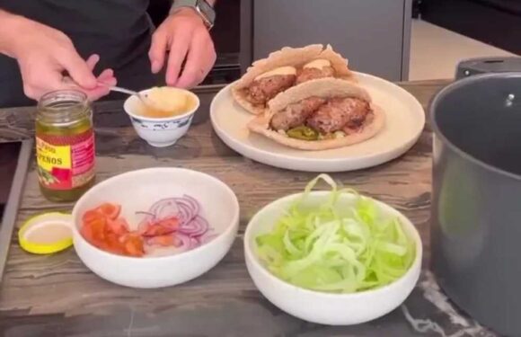 Foodie Mark Wright has shared the easiest and tastiest fakeaway kebab recipe and it’s all done in your air fryer | The Sun