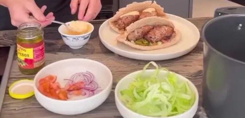 Foodie Mark Wright has shared the easiest and tastiest fakeaway kebab recipe and it’s all done in your air fryer | The Sun