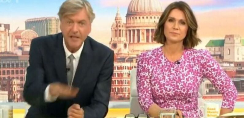 GMB fans fume calm down as Richard Madeley bangs hand on table in fiery row