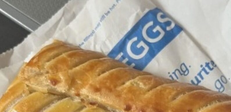 Greggs customer ‘strikes gold’ after being served ‘double’ sausage roll