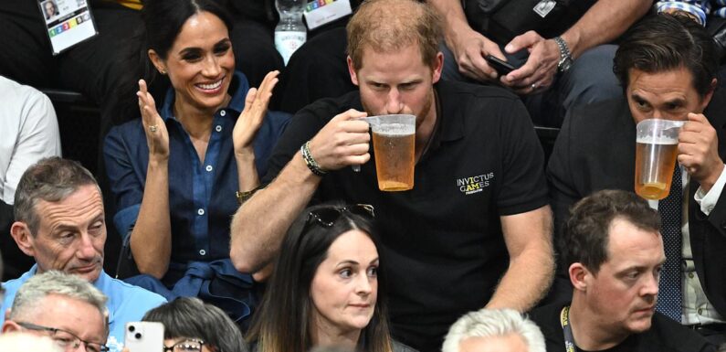 Harry and Meghan enjoy celebratory beer on the Duke's 39th birthday