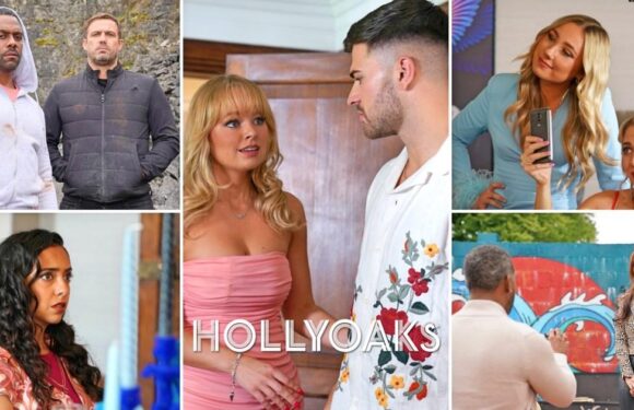Hollyoaks pictures: The moment Rayne is caught out revealed