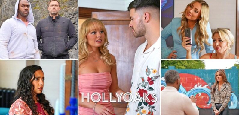 Hollyoaks pictures: The moment Rayne is caught out revealed