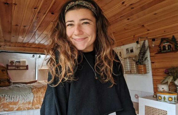 I converted a white van into my tiny home, my outgoings are only £200 a month but I have to shower at leisure centres | The Sun