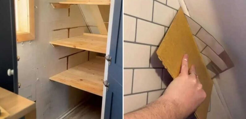 I gave my tiny pantry a makeover for just £60 – Amazon’s fake brick for walls is a must-buy | The Sun