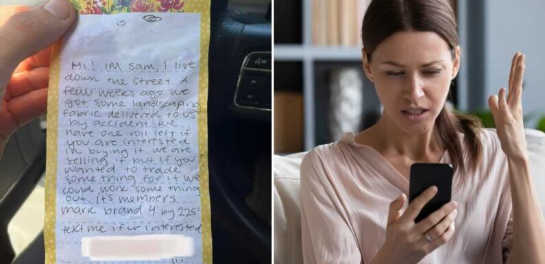 I was stunned when my neighbour stole our delivery & tried to sell it back to us – they even gave us a signed confession | The Sun