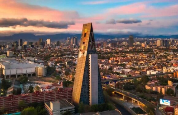 Inside ‘indestructible’ 417ft arrowhead skyscraper that’s survived SIX quakes… but has sat abandoned for nearly 40 years | The Sun