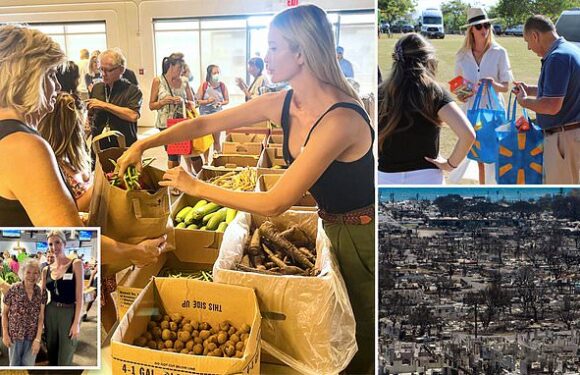 Ivanka Trump makes secret trip to Maui to help wildfire victims