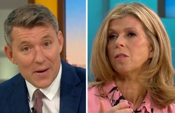 Kate Garraway reels as GMB co-star makes Holly Willoughby attractive jibe