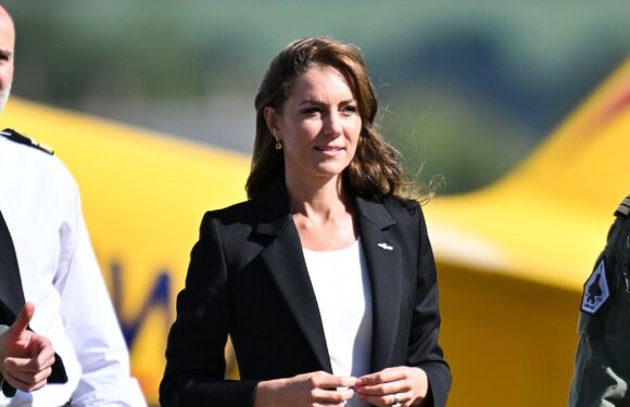 Kate Middleton cuts a corporate figure as she dons suits engagements