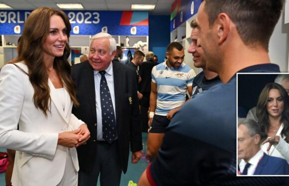 Kate Middleton rewears a £1,690 blazer to the Rugby World Cup — get her look