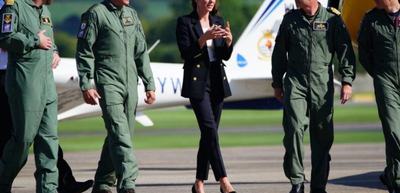 Kate Middleton wears £549 Holland Cooper blazer for Royal Navy visit in Somerset