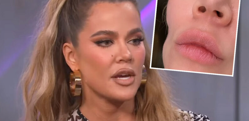 Khloé Kardashian Reveals How She's Dealing With Severe Cheek Indentation Left By Skin Cancer Surgery! LOOK!