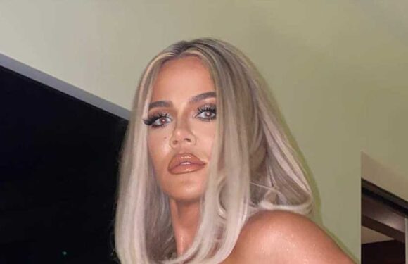 Khloe Kardashian shows off glam room at $17M mansion with coffee station, light-up mirror and sleek white furniture | The Sun